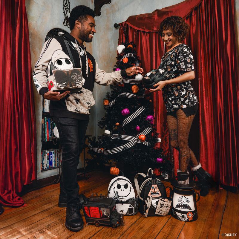 Loungefly The Nightmare Before Christmas Mayor-Mobile Figural Light Up Lenticular Crossbody Bag