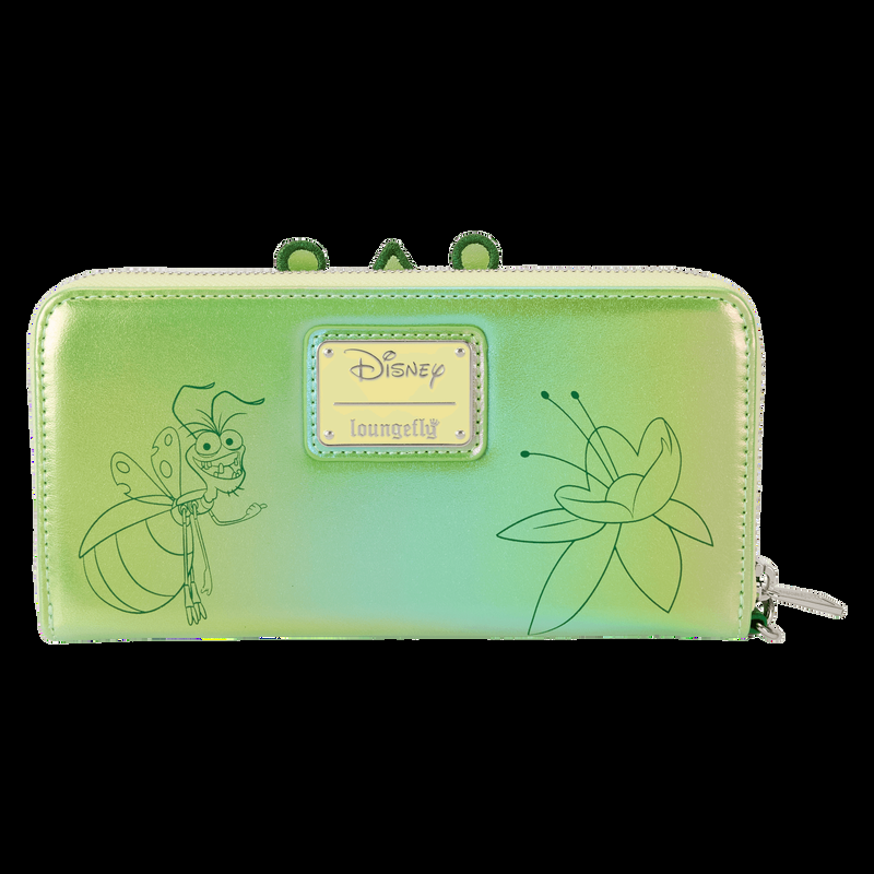 Loungefly The Princess And The Frog Tiana Exclusive Shiny Series Iridescent Cosplay Wristlet Wallet