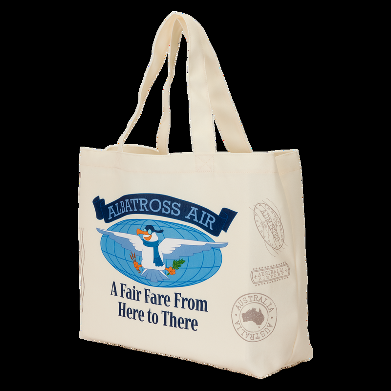 Loungefly The Rescuers Down Under Albatross Air Canvas Tote Bag