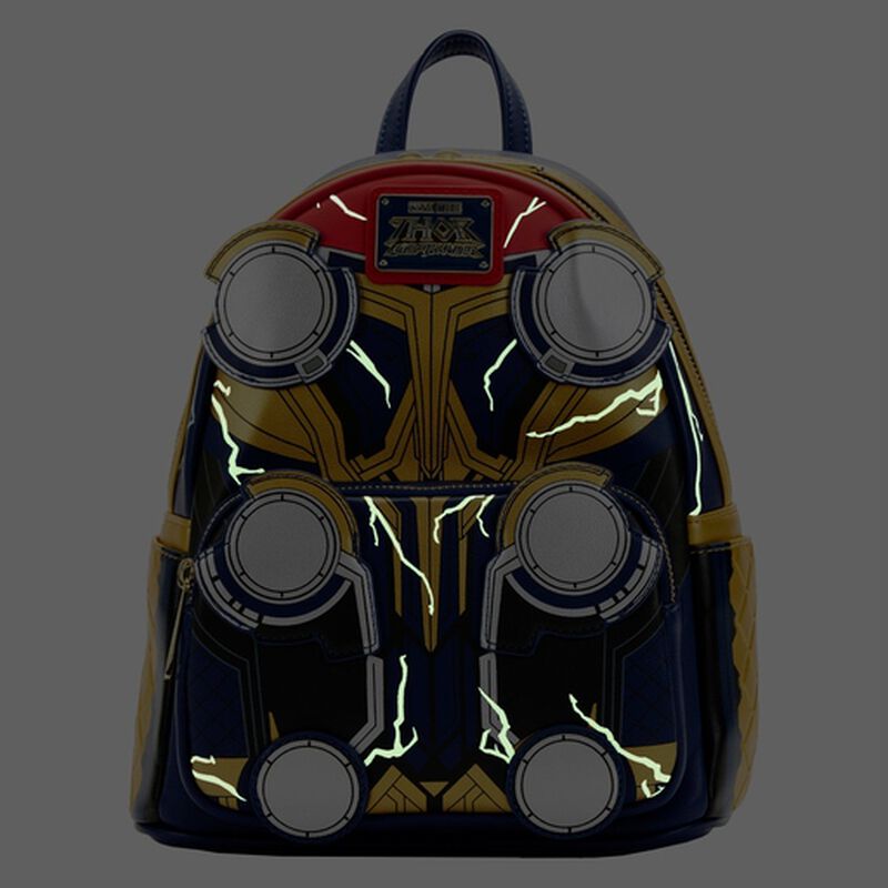 Loungefly Thor: Love And Thunder Glow In The Dark Cosplay Mini Backpack