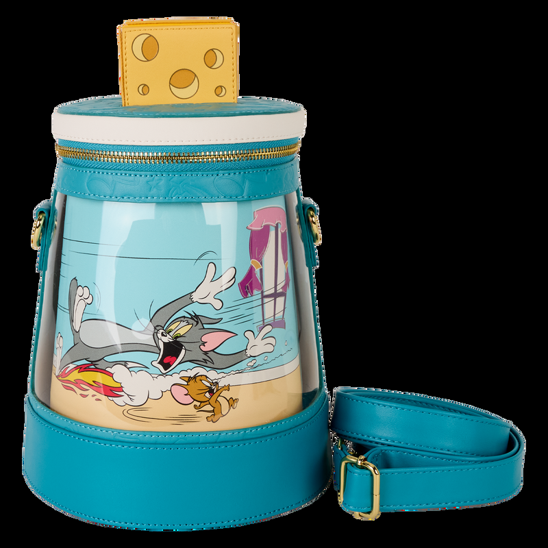 Loungefly Tom And Jerry Spinning Scene Crossbody Bag