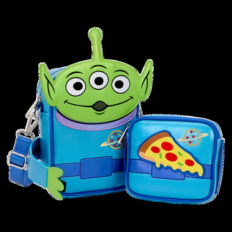 Loungefly Toy Story 30th Anniversary Aliens Crossbuddies® Cosplay Crossbody Bag With Coin Bag