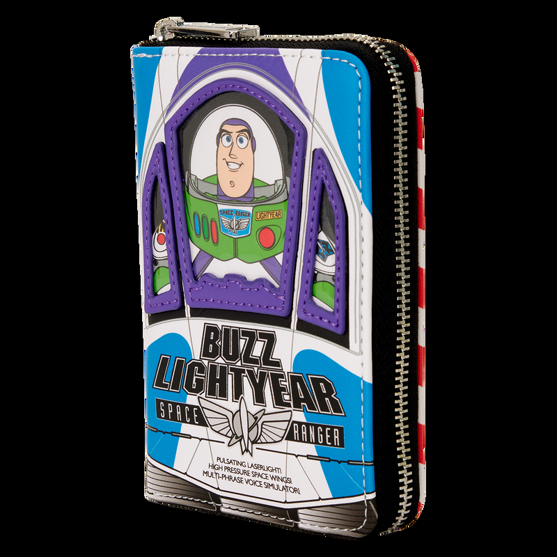 Loungefly Toy Story 30th Anniversary Buzz Lightyear Glow Zip Around Wallet