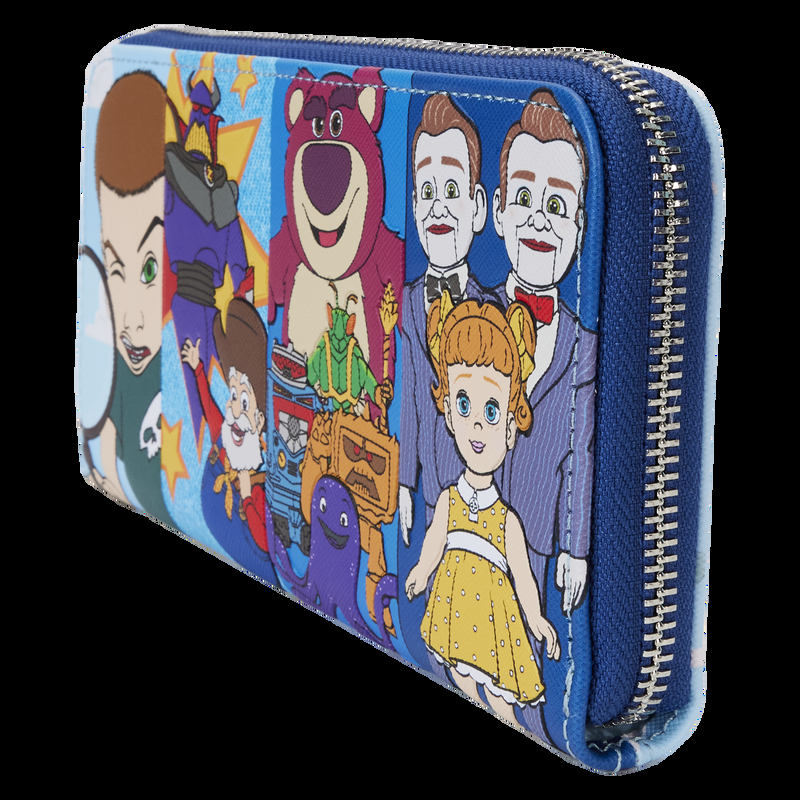 loungefly Toy Story Movie Collab Baddies Zip Around Wristlet Wallet