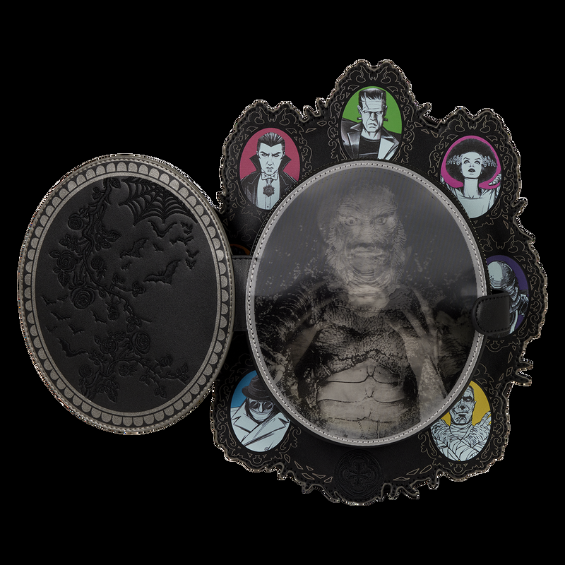 Loungefly Universal Monsters Exclusive Lenticular Glow Cameo Mini Backpack
