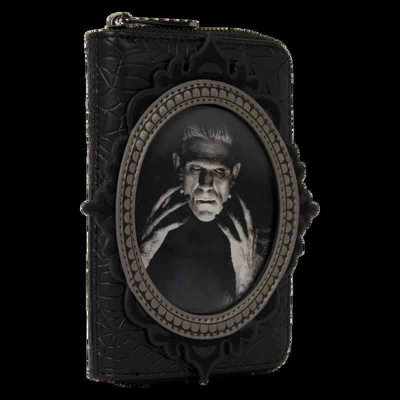 Loungefly Universal Monsters Exclusive Lenticular Zip Around Wallet