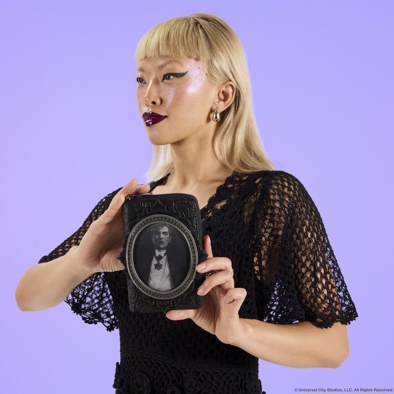 loungefly Universal Monsters Exclusive Lenticular Zip Around Wallet