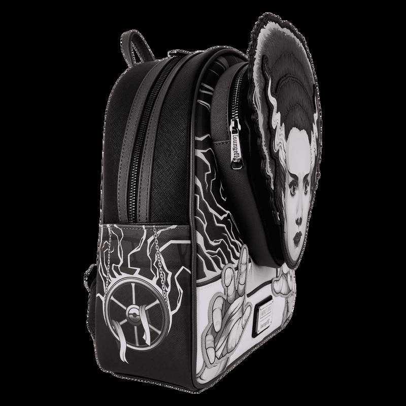 Loungefly Universal Monsters Exclusive The Bride Of Frankenstein Glow Mini Backpack