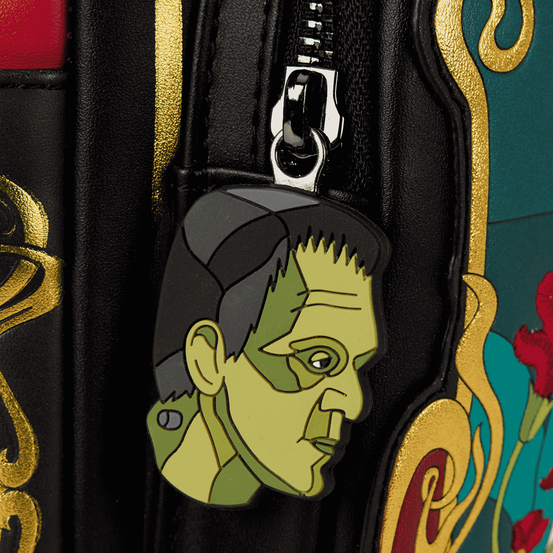 Loungefly Universal Monsters The Bride Of Frankenstein Stained Glass Mini Backpack