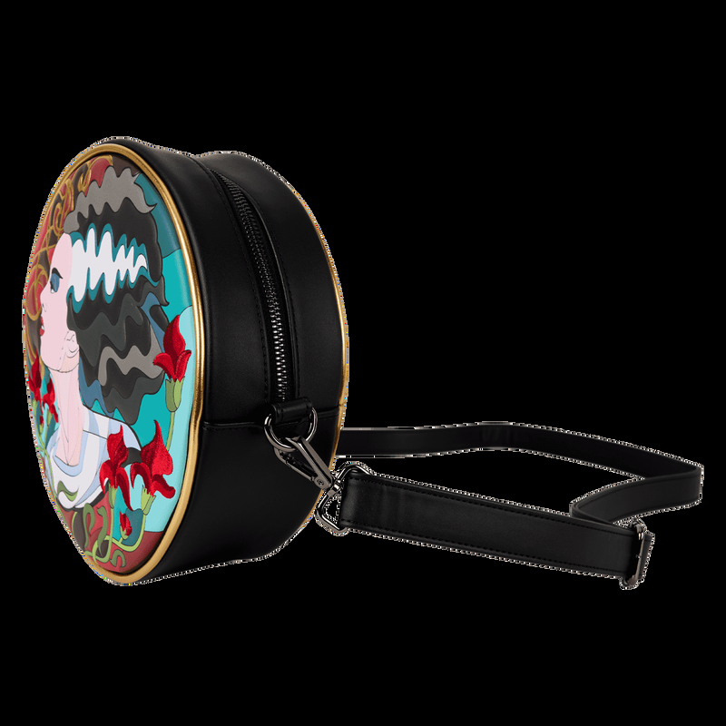 Loungefly Universal Monsters The Bride Of Frankenstein Stained Glass Crossbody Bag