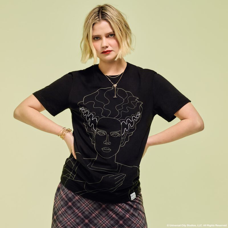loungefly Universal Monsters The Bride Of Frankenstein Unisex Tee