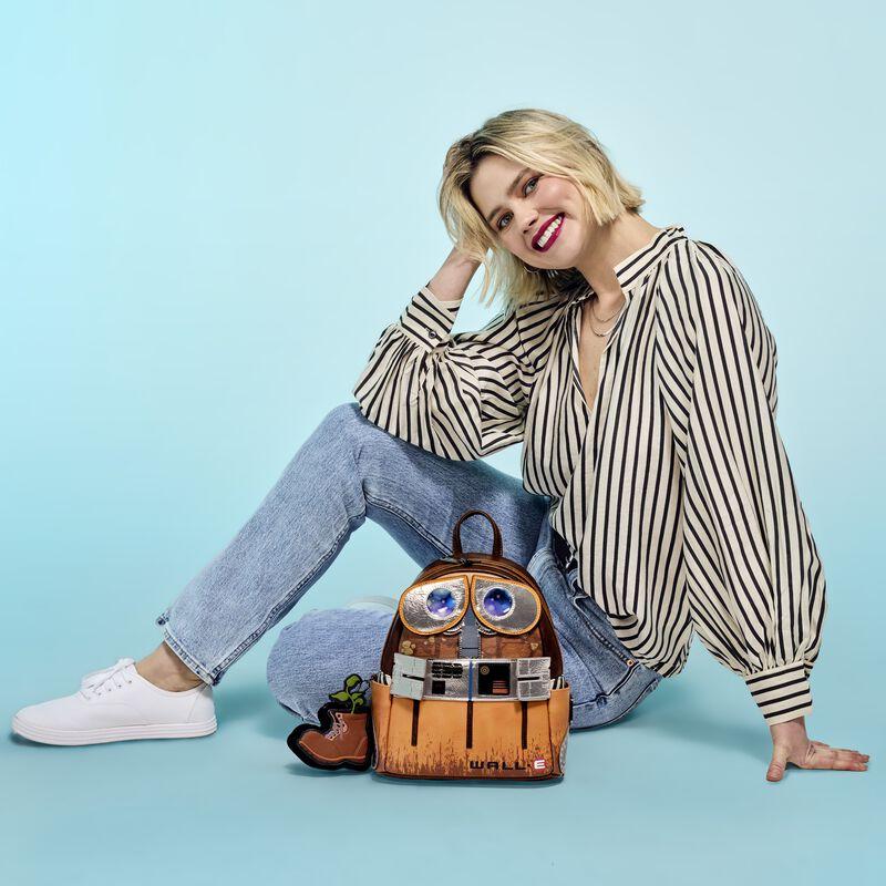 loungefly WALL-E Cosplay Lentincular Mini Backpack with Coin Bag