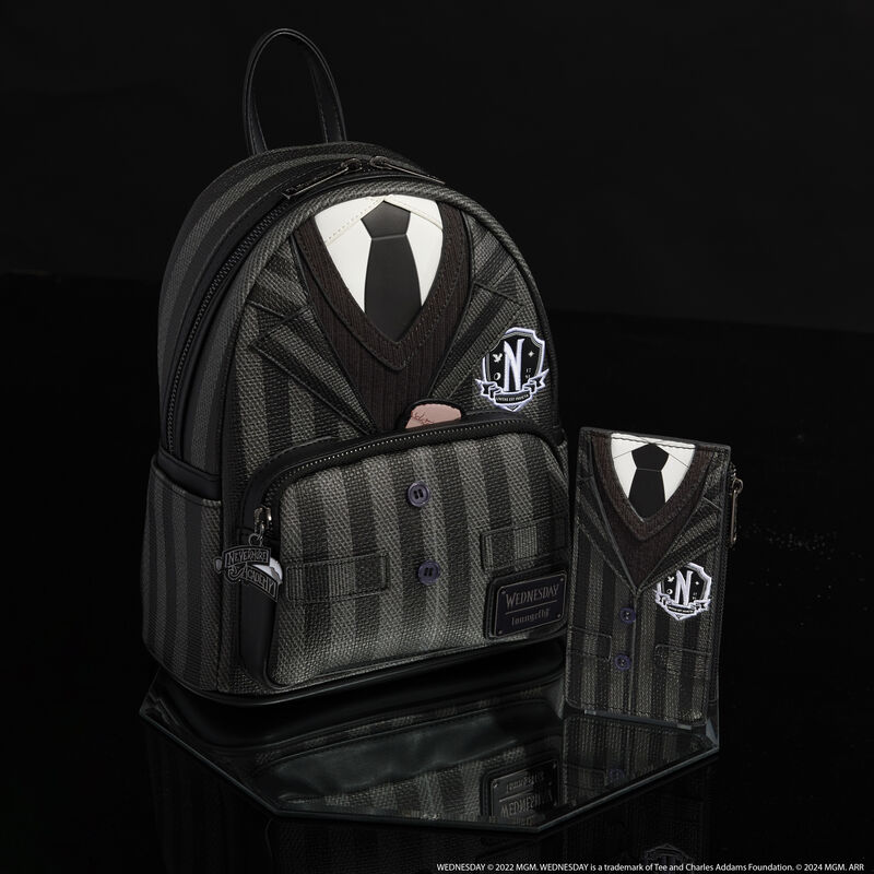 Loungefly Wednesday Exclusive Nevermore Academy Uniform Cosplay Large Card Holder