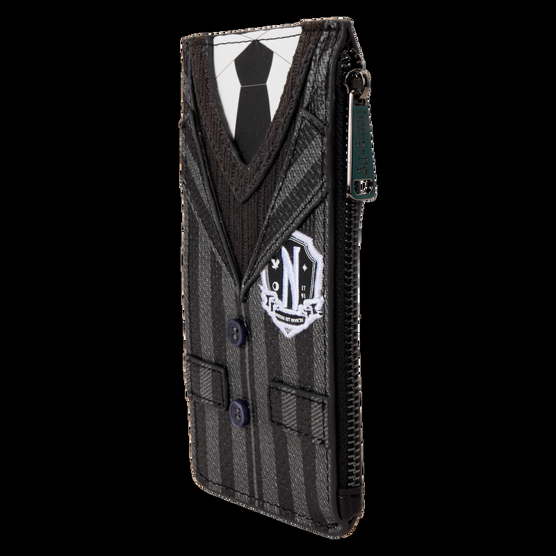 Loungefly Wednesday Exclusive Nevermore Academy Uniform Cosplay Large Card Holder