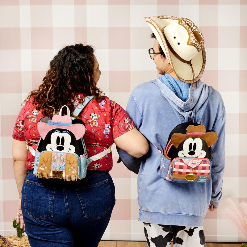 Loungefly Western Mickey & Minnie Lasso All-Over Print Unisex Tee