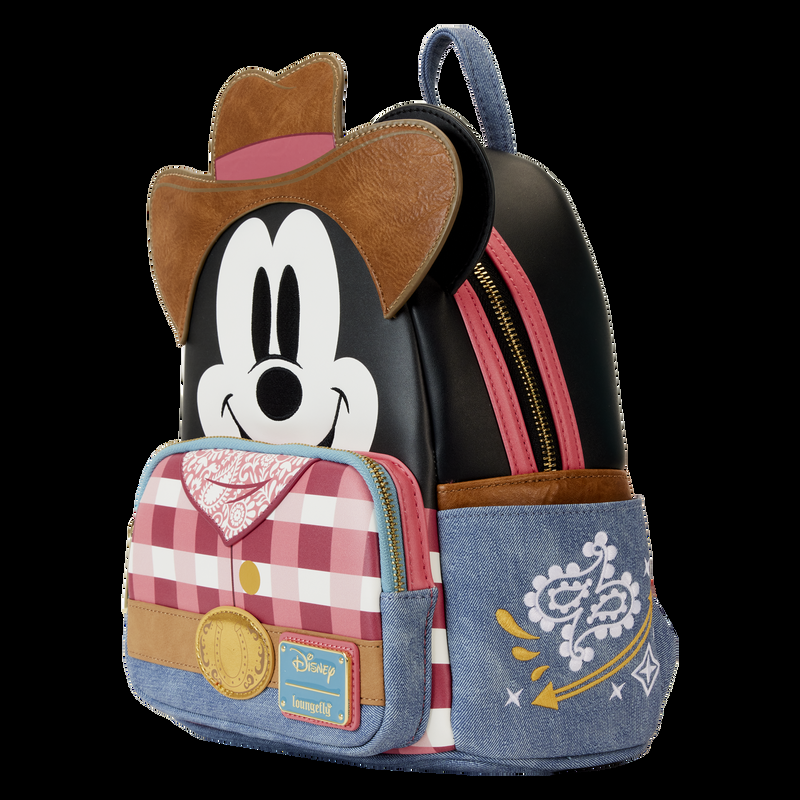 Loungefly Western Mickey Mouse Cosplay Mini Backpack