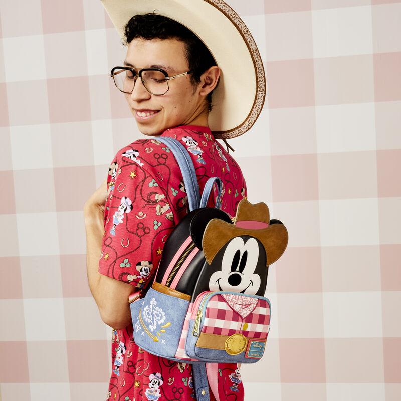 loungefly Western Mickey Mouse Cosplay Mini Backpack