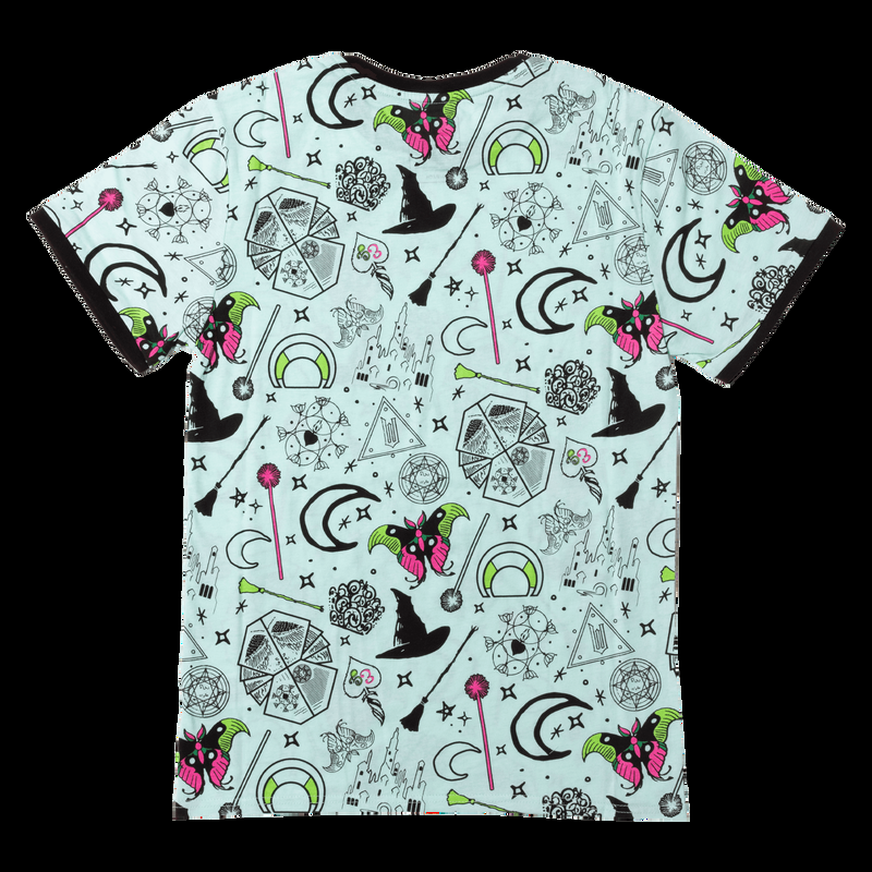 Loungefly Wicked Elphaba & Glinda All-Over Print Unisex Tee