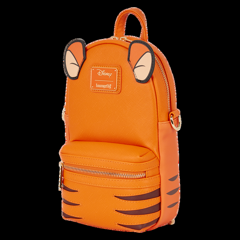 loungefly Winnie The Pooh Exclusive Tigger Cosplay Sling Crossbody Bag With Coin Bag