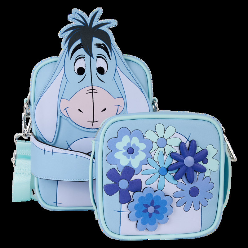 Loungefly Winnie The Pooh Floral Eeyore Crossbuddies® Cosplay Crossbody Bag With Coin Bag