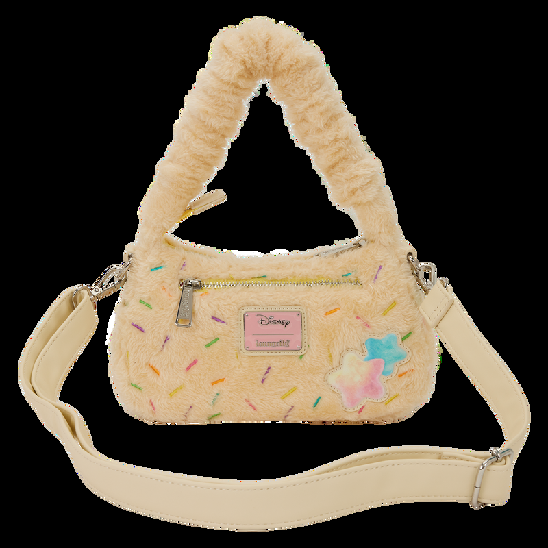 Loungefly Zootopia 2 Officer Clawhauser Cotton Candy Plush Cosplay Crossbody Bag