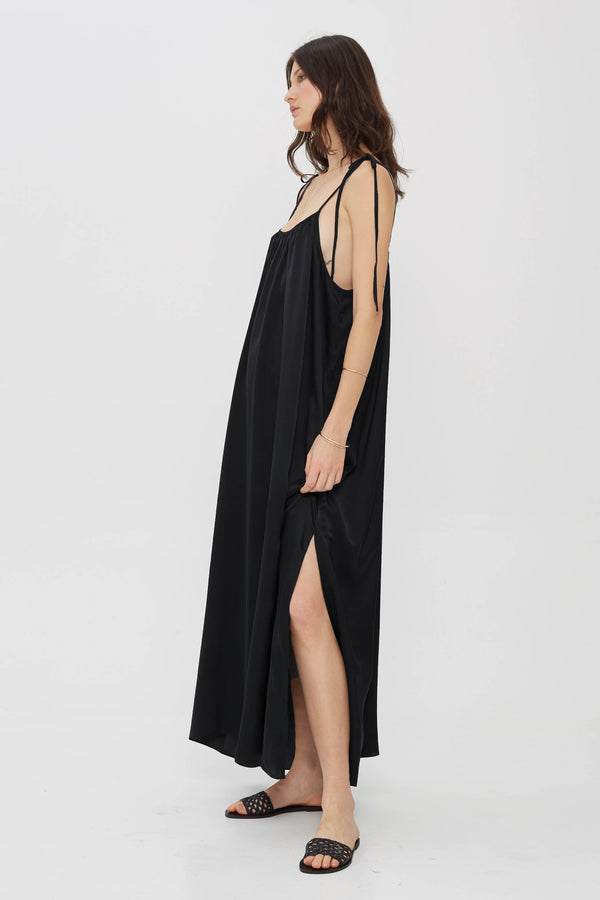 Loup Charmant Amelia Slip Dress In Soft-Washed Silk