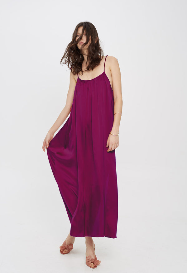 Loup Charmant Amelia Slip Dress In Soft-Washed Silk