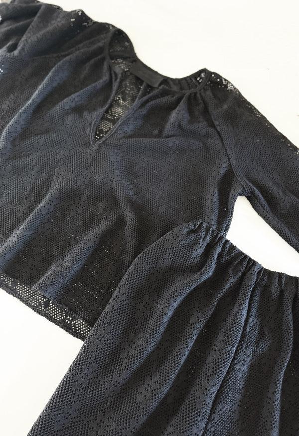 Loup Charmant Alice Town Pant In Cotton Lace