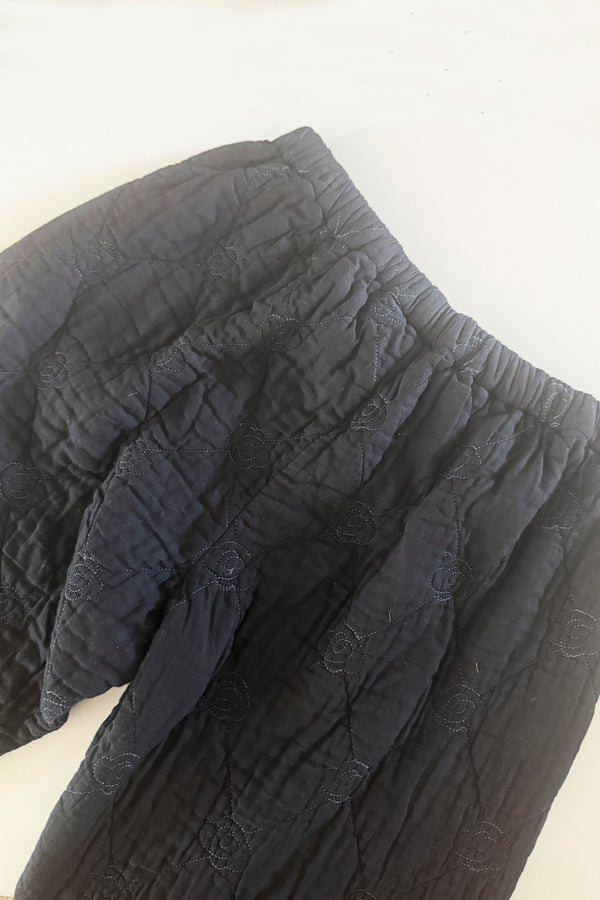 Loup Charmant Alice Town Pant In Rosette Quilting