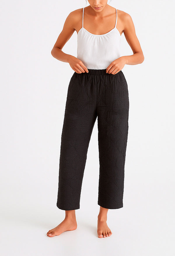 loup charmant Alice Town Pant in Rosette Quilting