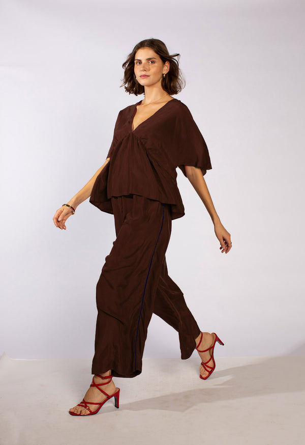 loup charmant Alice Town Pant in Soft-washed Silk