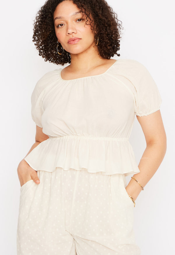 Loup Charmant Aloe Top In Signature Cotton