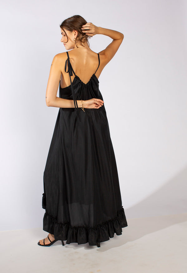 Loup Charmant Anemone Dress In Soft-Washed Silk