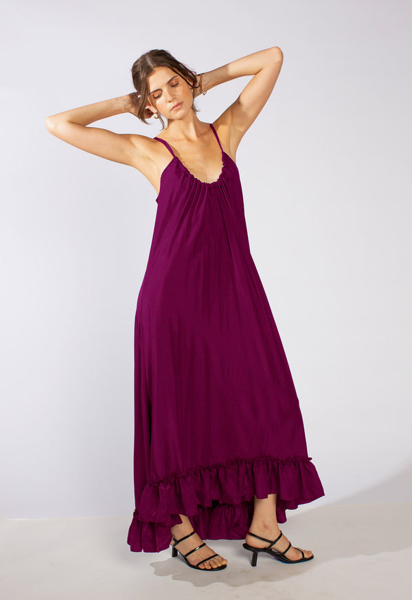 loup charmant Anemone Dress in Soft-Washed Silk