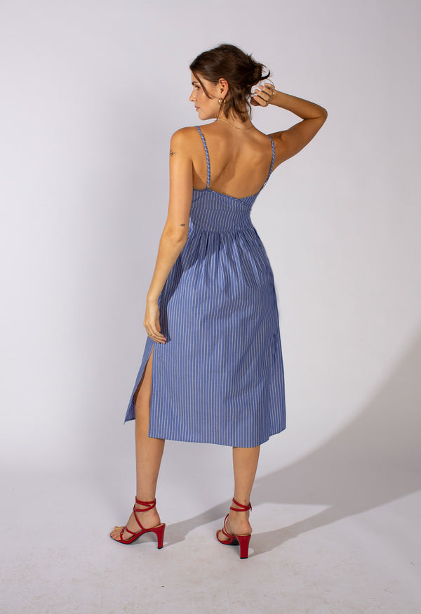 Loup Charmant Avalon Dress In Classic Blue