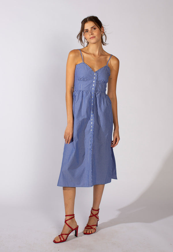 loup charmant Avalon Dress in Classic Blue