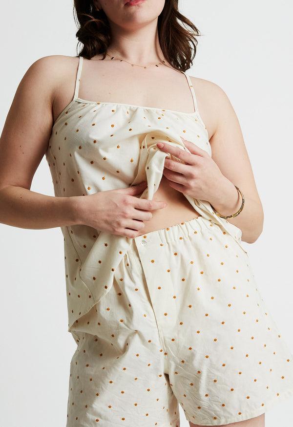 loup charmant Brighton Boxer Short in Golden Dot
