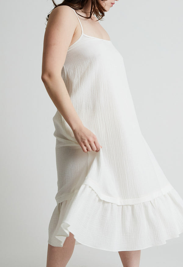 Loup Charmant Celia Dress In White Gauze