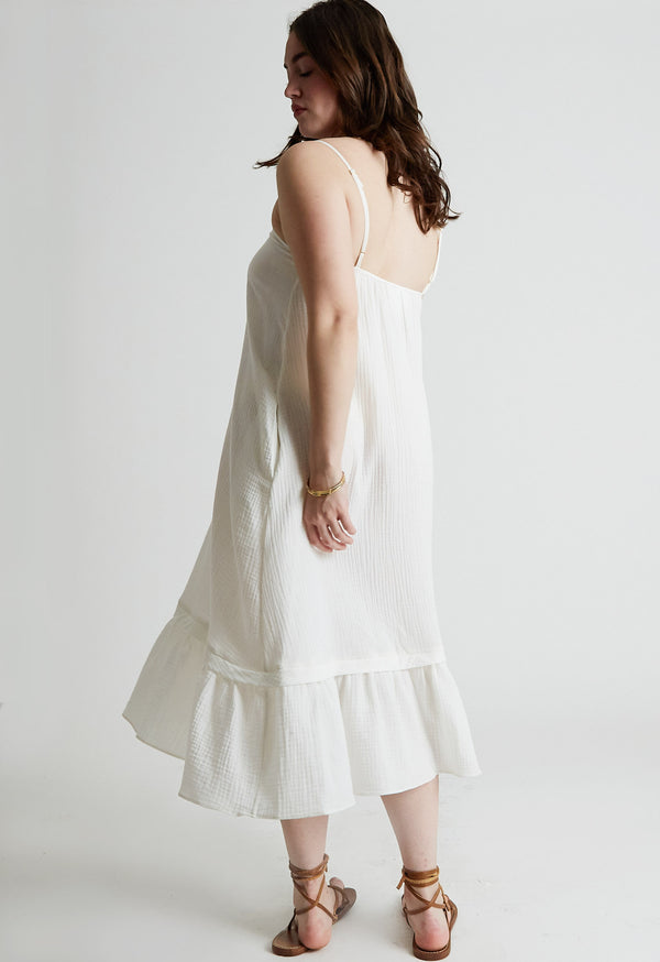 Loup Charmant Celia Dress In White Gauze