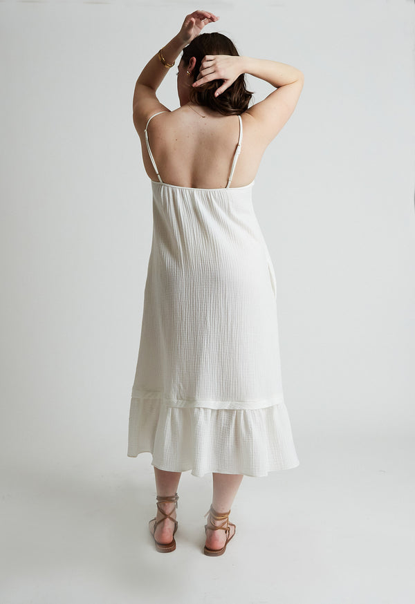Loup Charmant Celia Dress In White Gauze