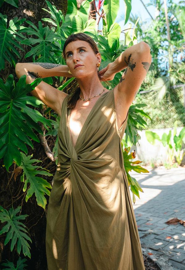 loup charmant Gillian Dress in Signature Cotton