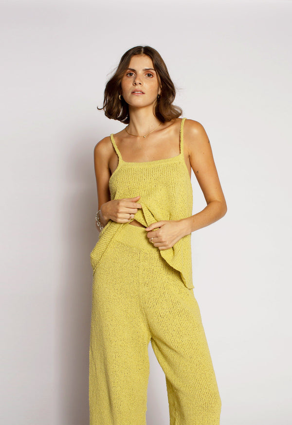 Loup Charmant Leigh Lounge Pant In Cotton Knit