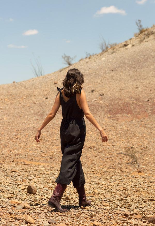 Loup Charmant Lookout Jumpsuit In Black