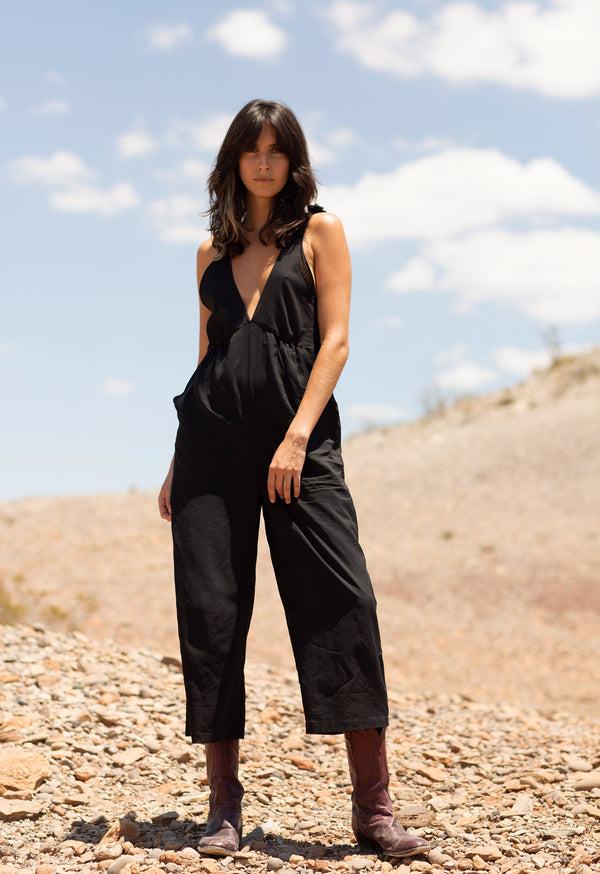 loup charmant Lookout Jumpsuit in Black