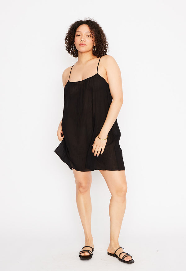 loup charmant Mini Slip in Black