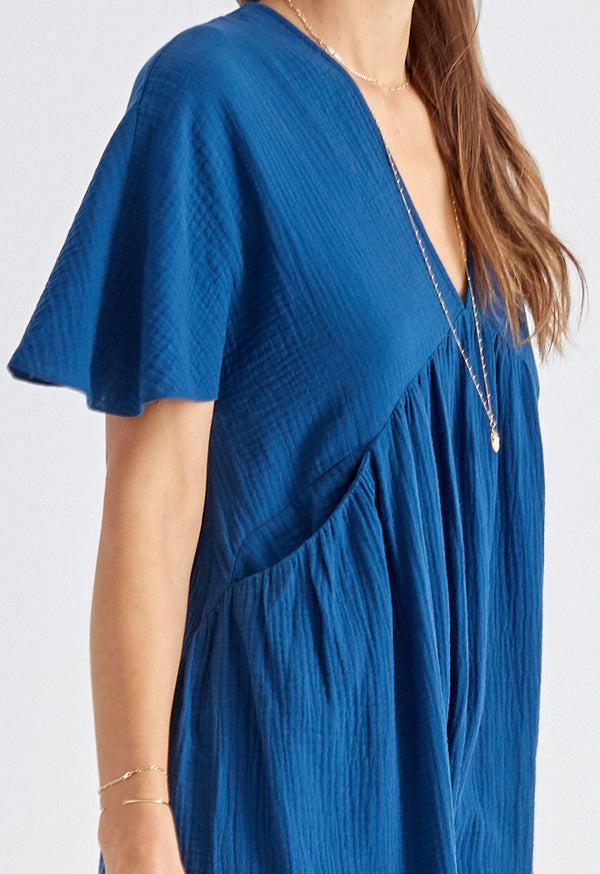 Loup Charmant Riva Kaftan In Indigo