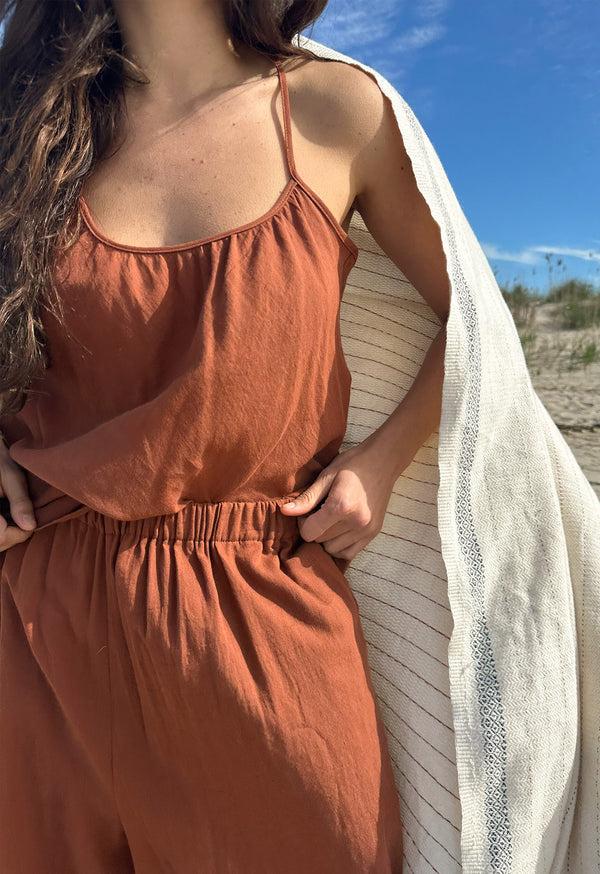 loup charmant Scoop Tank in Amber