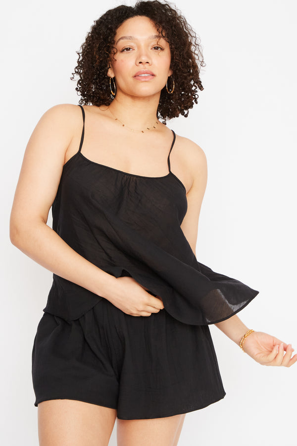 Loup Charmant Scoop Tank In Black