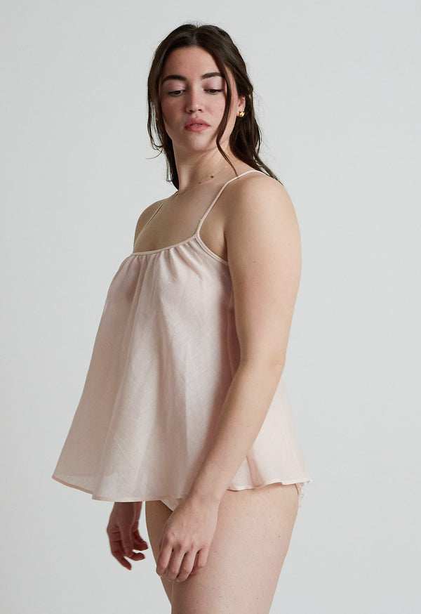 loup charmant Scoop Tank in Petal