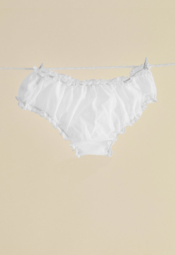 Loup Charmant Signature Bloomer In White